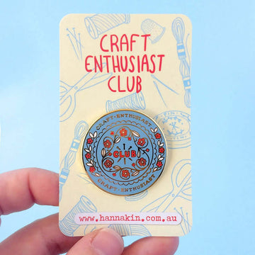 Hannakin - Craft Enthusiast Club Enamel Pin