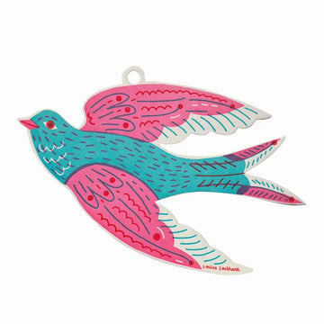 The Printed Peanut - Swallow Letterpress Paper Cut Out Decoration