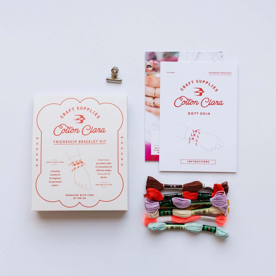Cotton Clara - Friendship Bracelet Kit - COLOURWAY A
