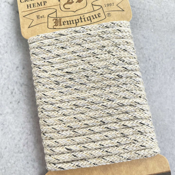 Hemptique 4mm Hemp Braided Rope - 3 metres - ELEGANCE