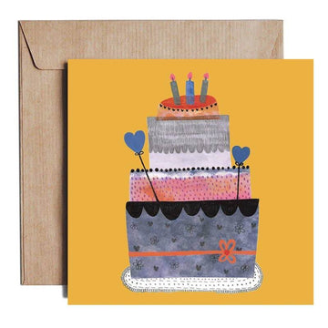 Daria Solak Illustrations - Cake Greeting Card