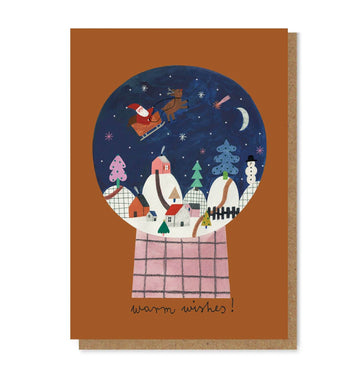 Daria Solak Illustrations - Snowglobe Greeting Card
