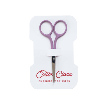 Cotton Clara - Colourful Embroidery Scissors - LILAC