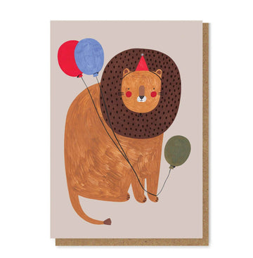 Daria Solak Illustrations - Lion Greeting Card
