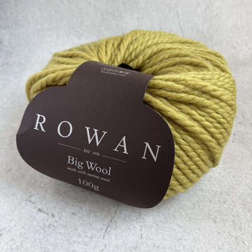Rowan Big Wool Yarn - Pure Merino Wool - 100 grams - GOLDEN OLIVE - Colour: 88