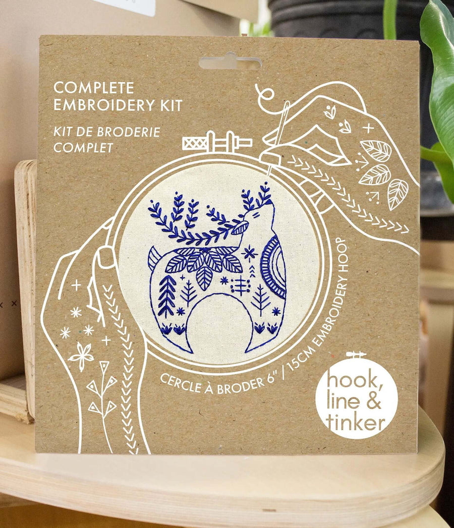 Hook, Line & Tinker -  HYGGE REINDEER Embroidery Kit