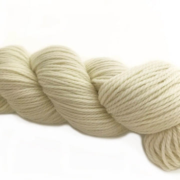 Undyed Aran Yarn - BOOROWA - 100 gram skein - Australian & New Zealand grown fine merino wool - Ecru