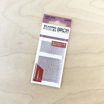 Birch Creative Beading Needles - Size 10 / 13 - 4 needles in a pack