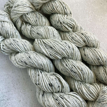 Undyed Aran Yarn - PEPPERMILL - 100 gram skein