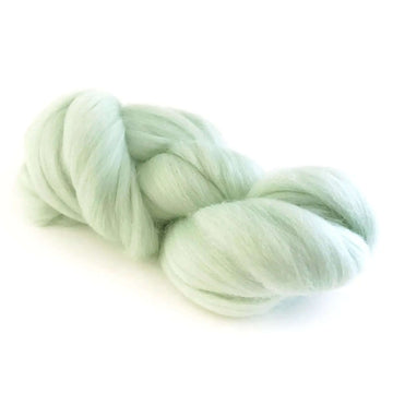 Dyed Merino Wool Top - 50 grams - PEPPERMINT